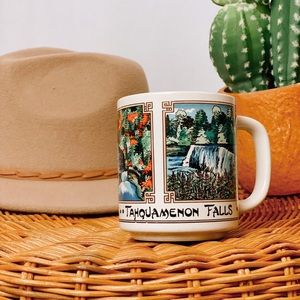 Tahquamenon Falls Vintage Traveling Glass Mug